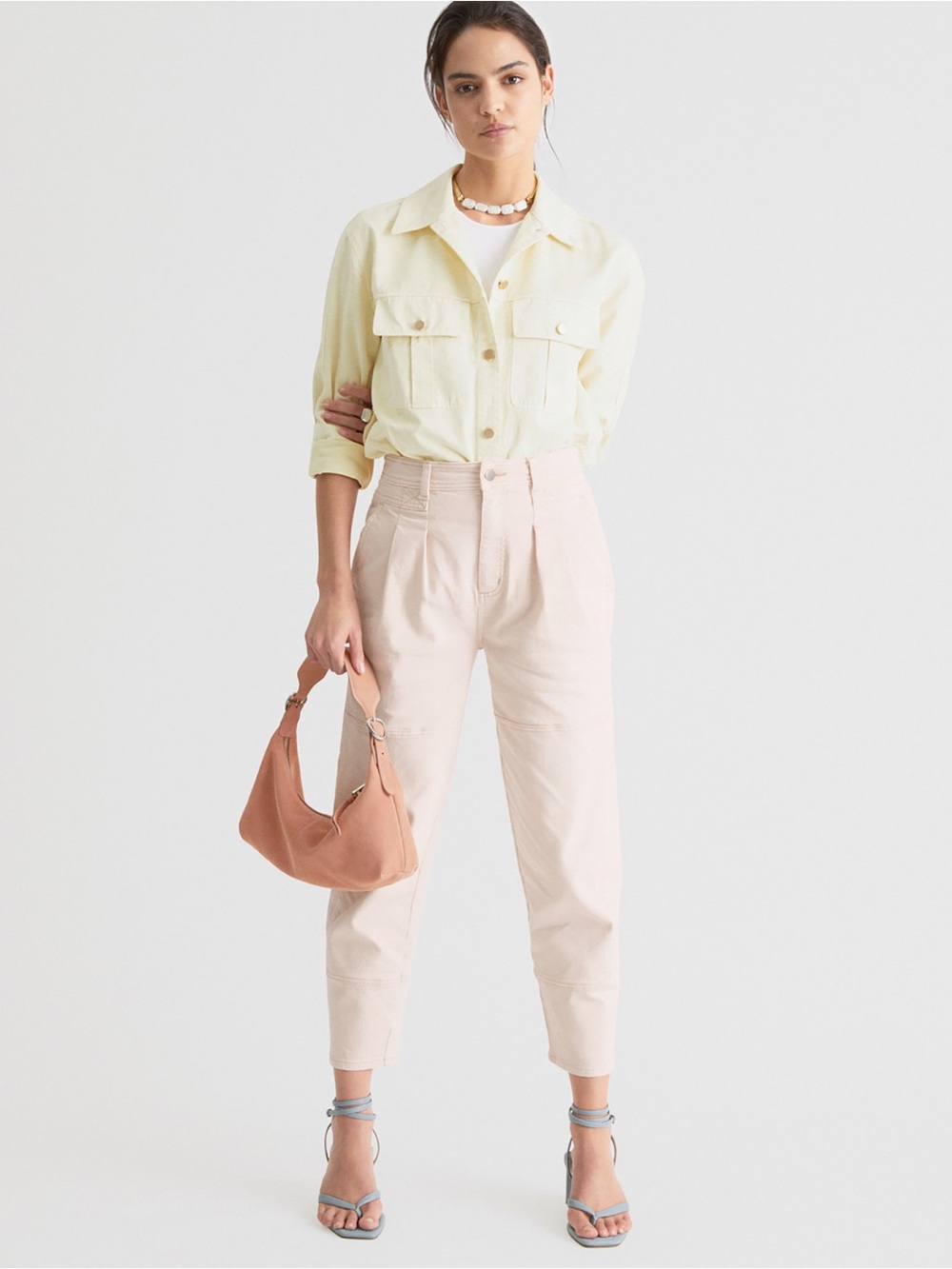 Witchery Pleat Tapered High Waist Relaxed Jean Women’s Size 8